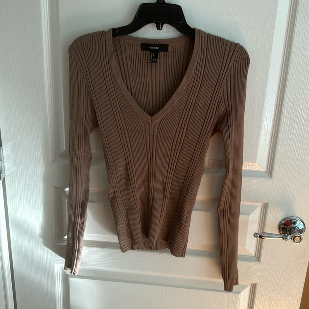 Brown sweater